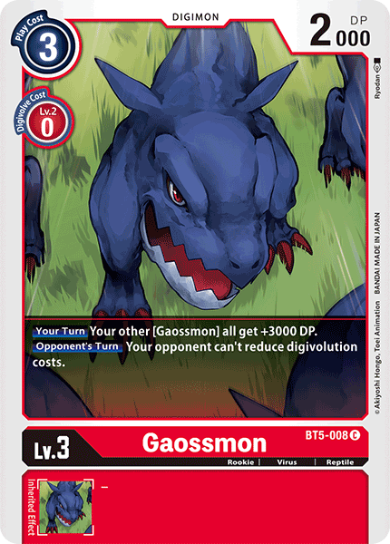 Gaossmon [BT5-008] [Battle of Omni] | Devastation Store