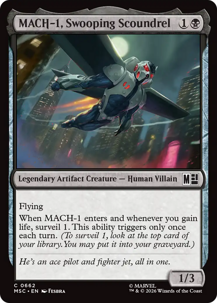 MACH-1, Swooping Scoundrel [Marvel Super Heroes Commander] | Devastation Store