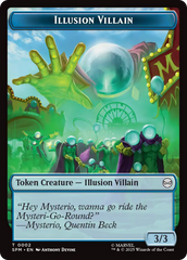 Spider // Illusion Villain Double-Sided Token [Marvel's Spider-Man Tokens] | Devastation Store