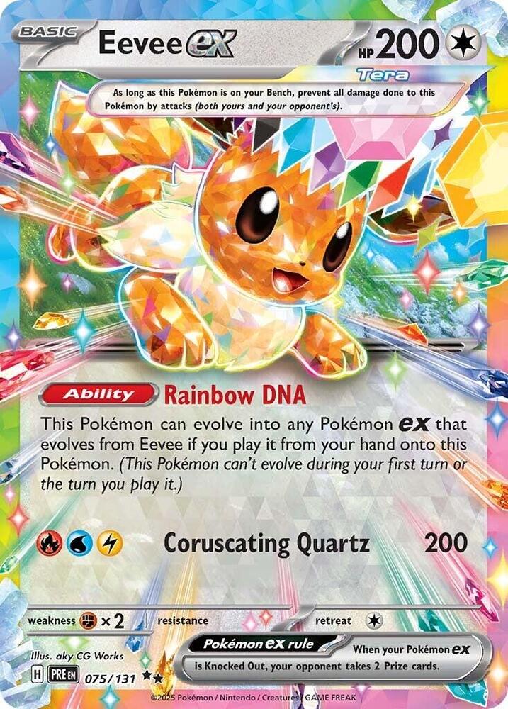Eevee ex (075/131) [Scarlet & Violet: Prismatic Evolutions] | Devastation Store