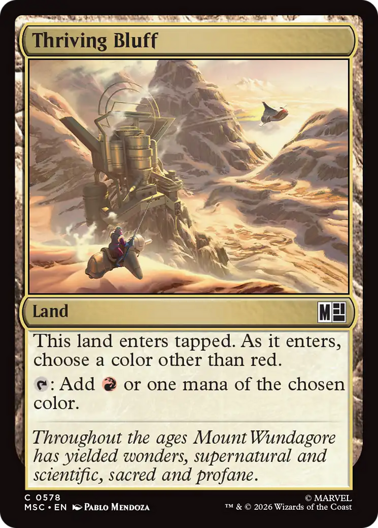 Thriving Bluff [Marvel Super Heroes Commander] | Devastation Store