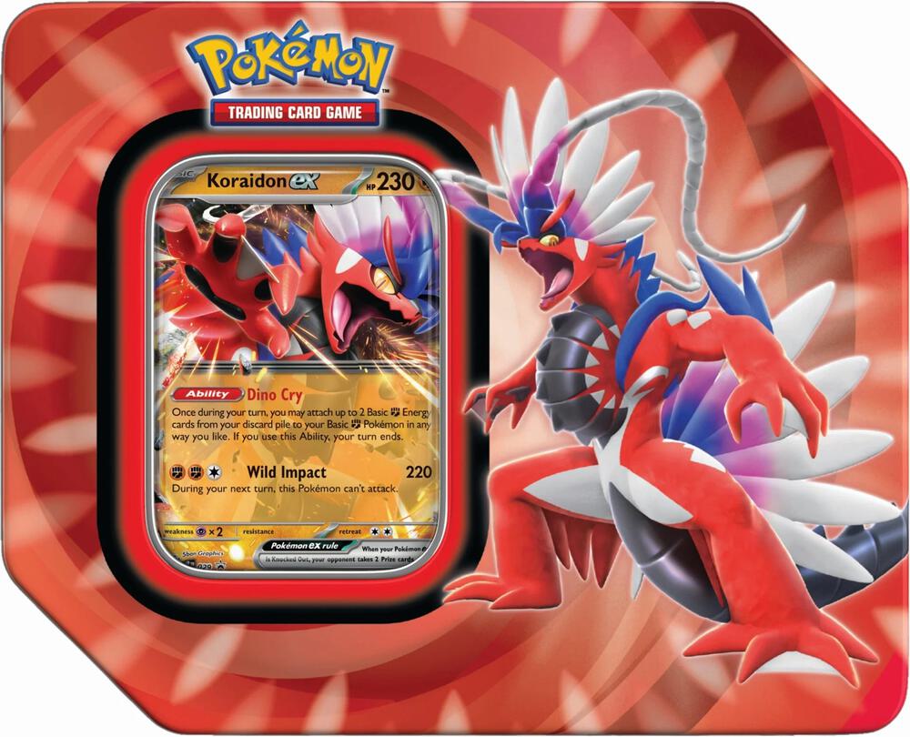 Paldea Legends Tins (Koraidon ex) | Devastation Store