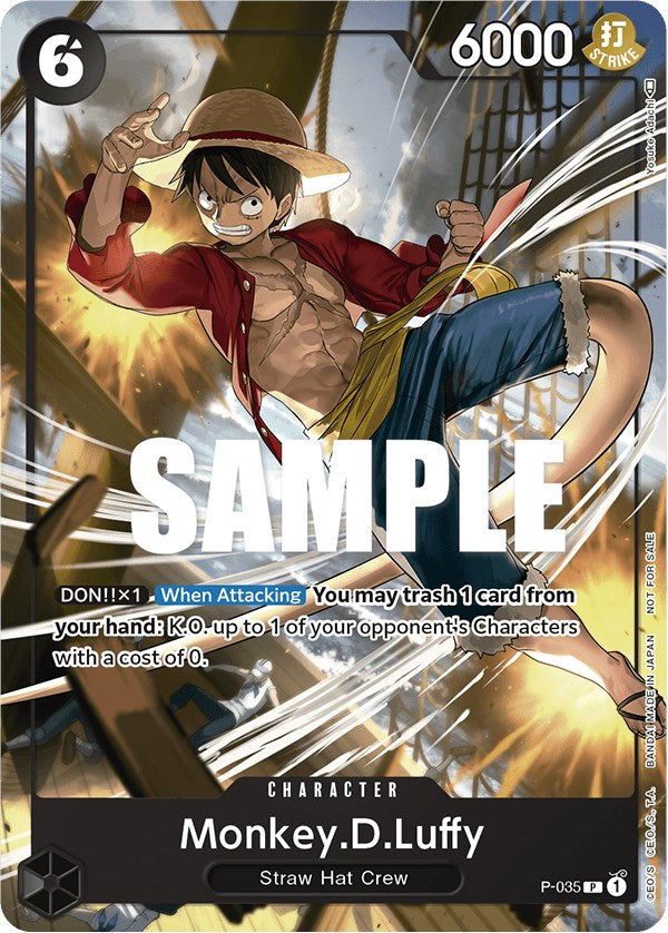 Monkey.D.Luffy (Pirates Party Vol. 3) [One Piece Promotion Cards] | Devastation Store