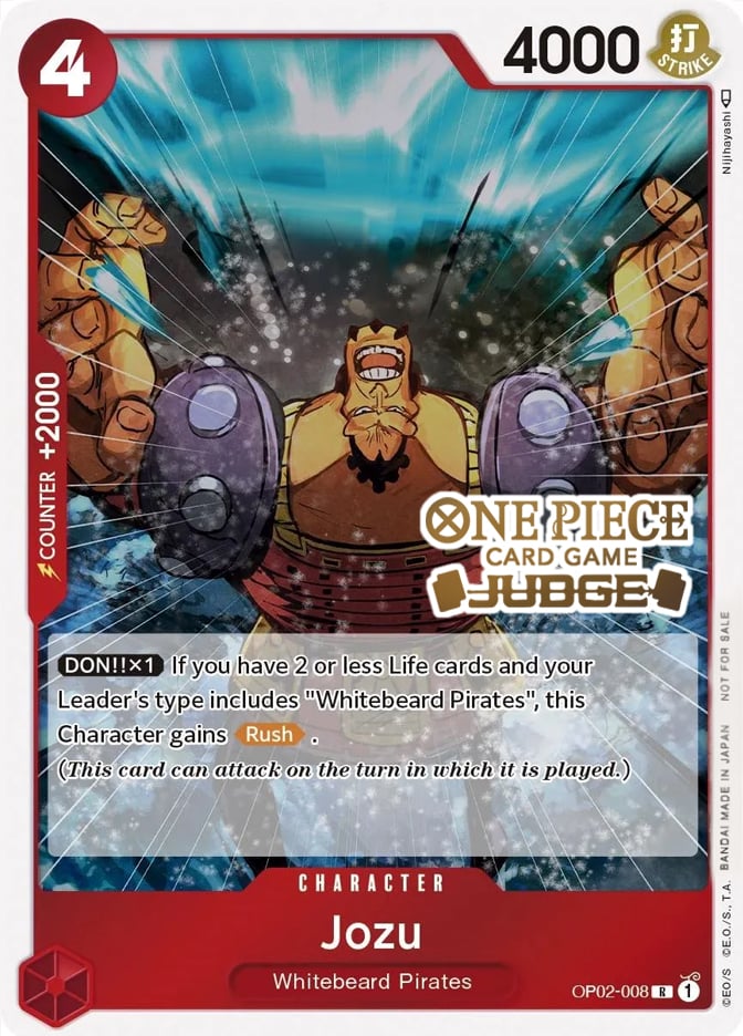 Jozu (Judge) [One Piece Promotion Cards] | Devastation Store
