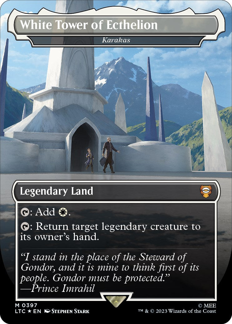 White Tower of Ecthelion - Karakas (Surge Foil Realms and Relics) [The Lord of the Rings: Tales of Middle-Earth Commander] | Devastation Store