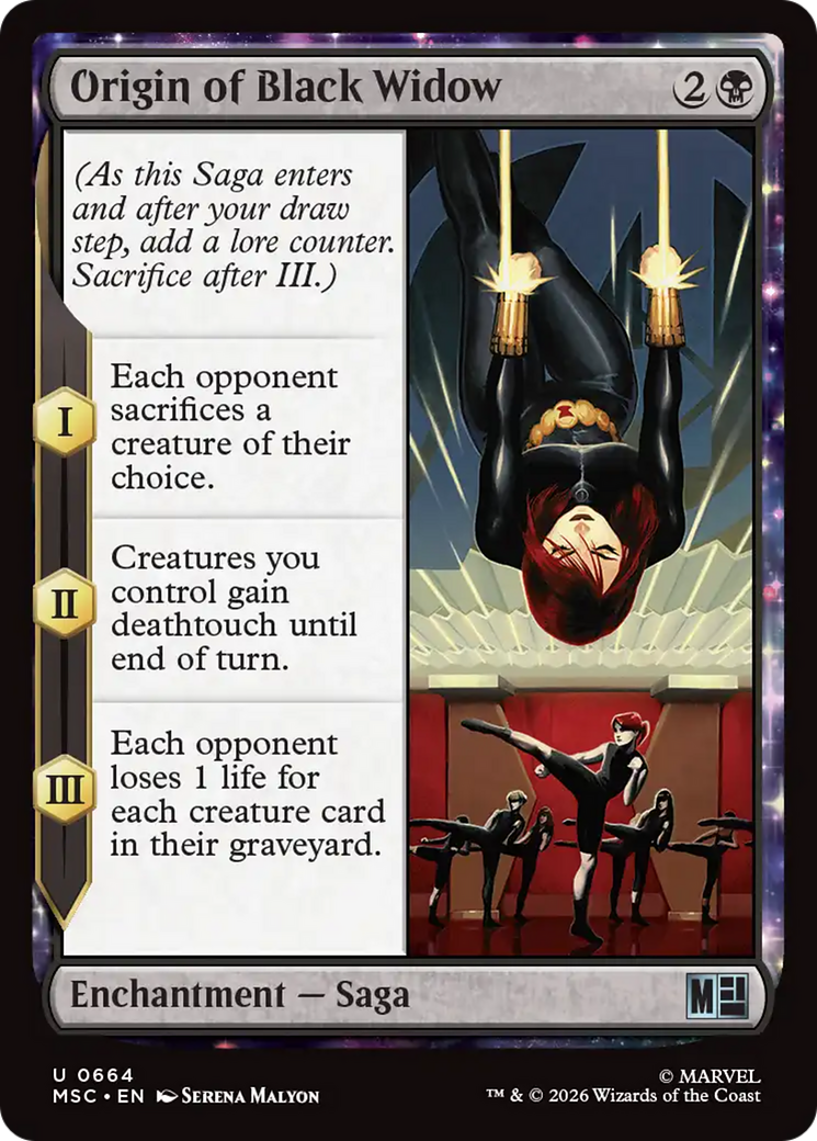 Origin of Black Widow [Marvel Super Heroes Commander] | Devastation Store