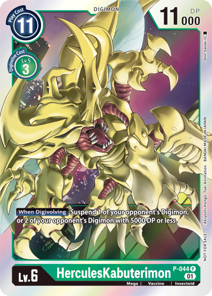 HerculesKabuterimon [P-044] [Promotional Cards] | Devastation Store