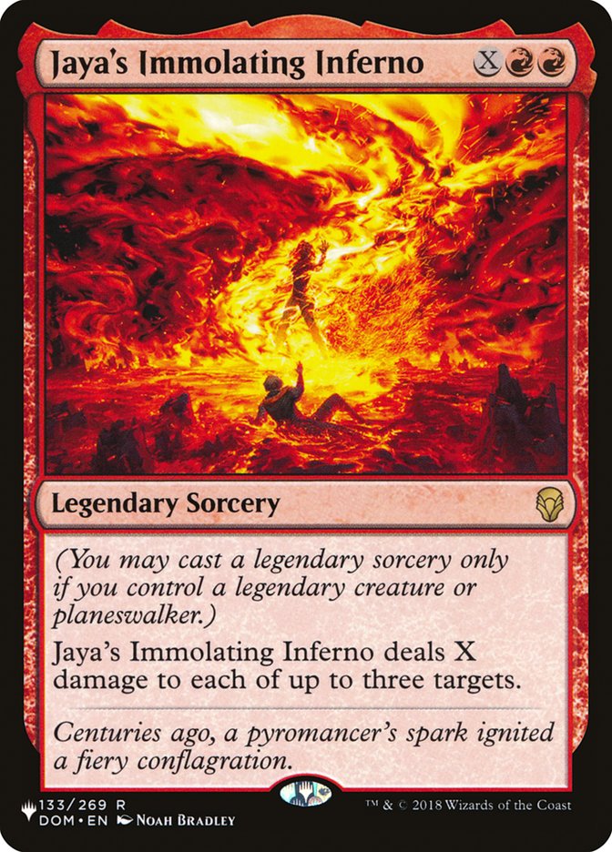 Jaya's Immolating Inferno [The List] | Devastation Store