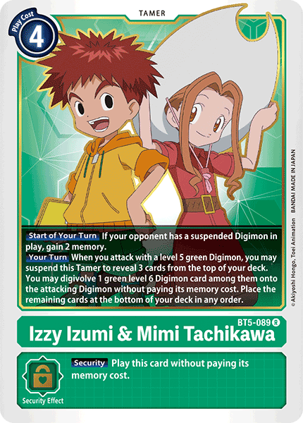 Izzy Izumi & Mimi Tachikawa [BT5-089] [Battle of Omni] | Devastation Store
