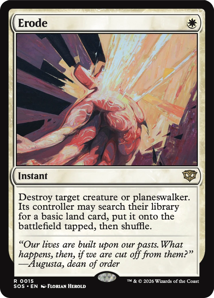 Erode [Secrets of Strixhaven] | Devastation Store