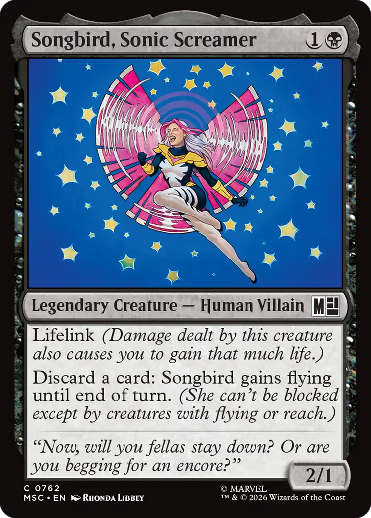 Songbird, Sonic Screamer [Marvel Super Heroes Commander] | Devastation Store