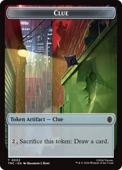 Treasure // Clue Double-Sided Token [Teenage Mutant Ninja Turtles Commander Tokens] | Devastation Store