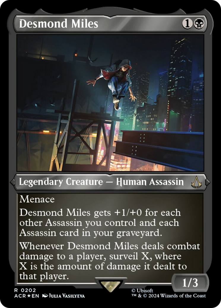 Desmond Miles (Foil Etched) [Assassin's Creed] | Devastation Store
