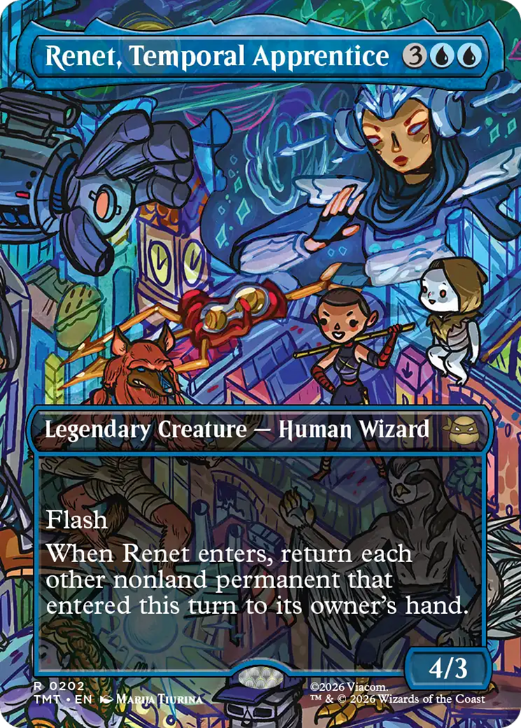 Renet, Temporal Apprentice (Borderless) [Teenage Mutant Ninja Turtles] - Devastation Store | Devastation Store