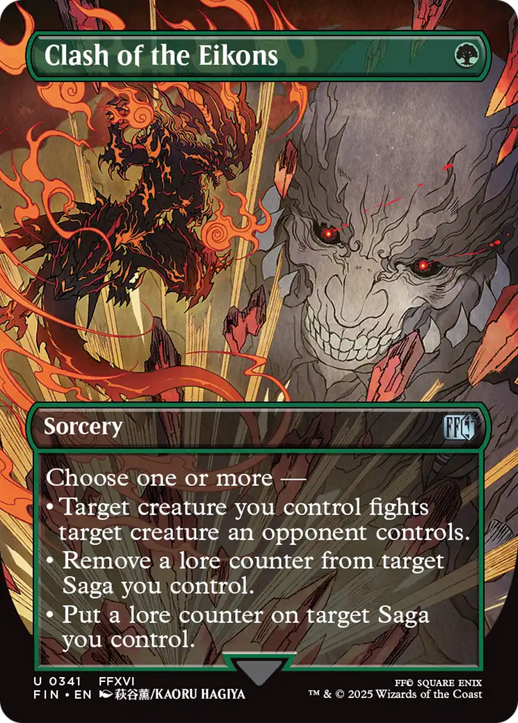 Clash of the Eikons (Borderless) [FINAL FANTASY] | Devastation Store