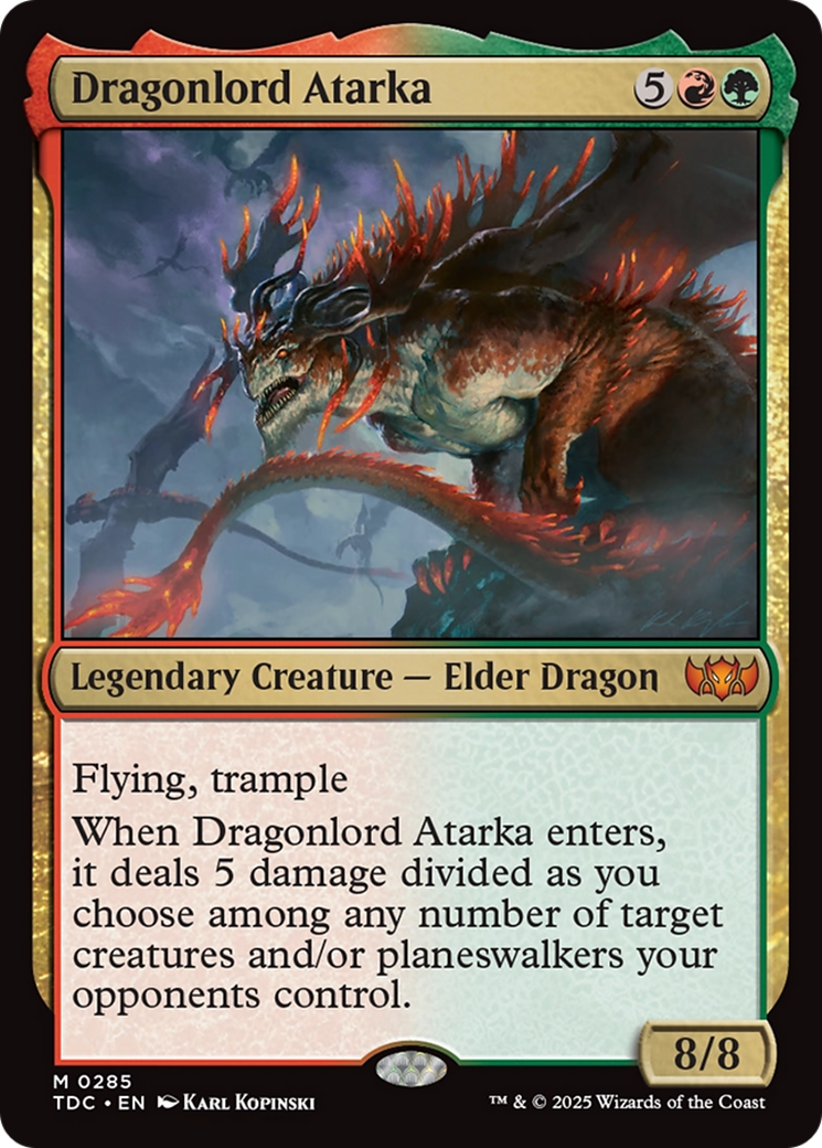 Dragonlord Atarka [Tarkir: Dragonstorm Commander] | Devastation Store