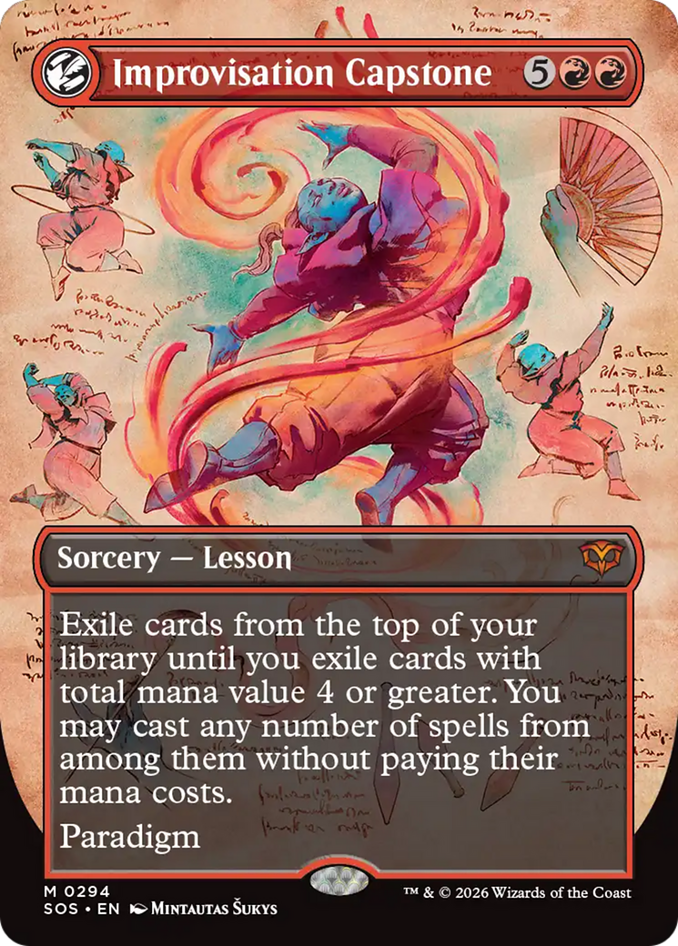 Improvisation Capstone (Borderless) [Secrets of Strixhaven] | Devastation Store