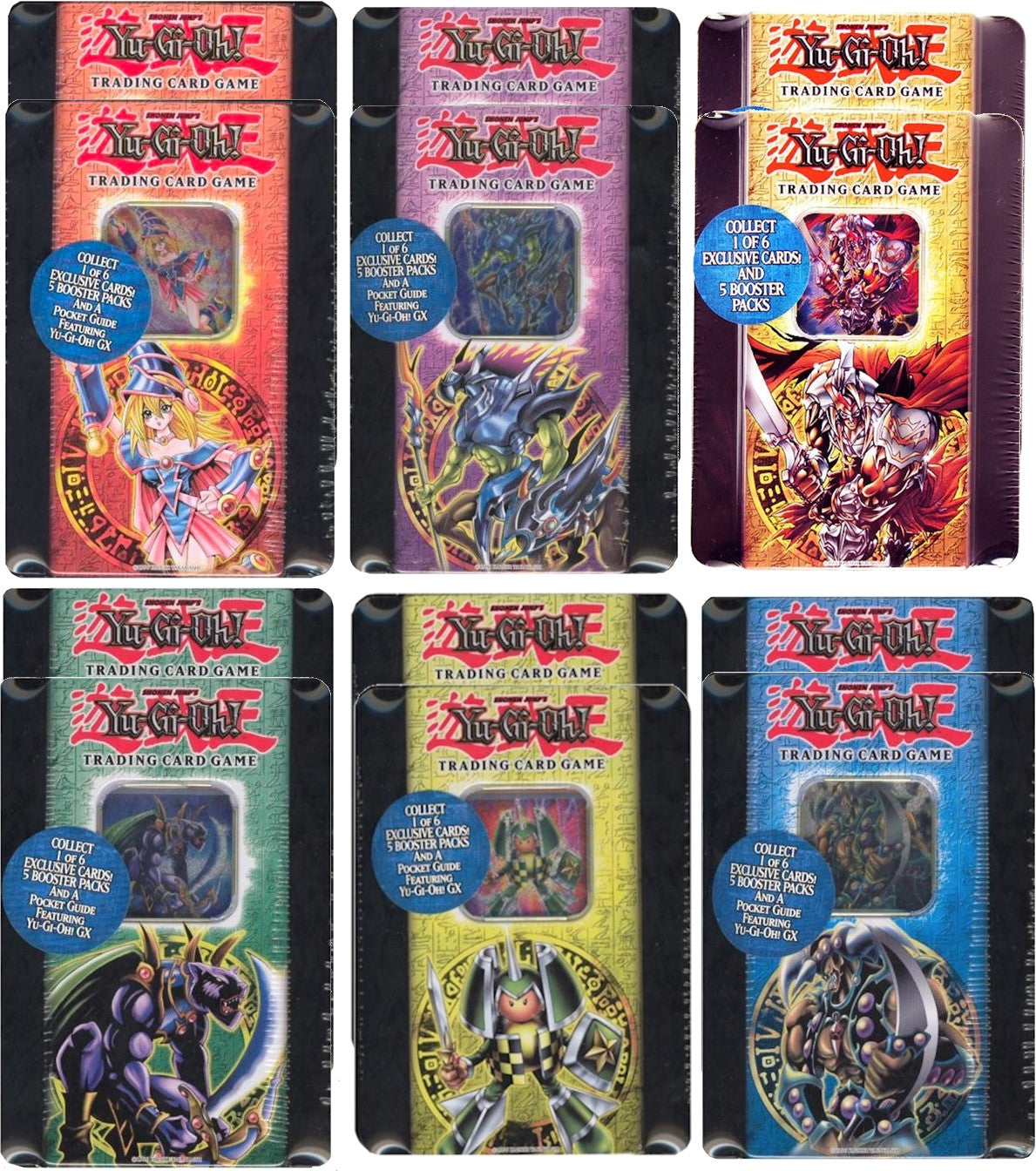 Collectible Tin Display (Dark Magician Girl/Exarion Universe/Gilford the Lightning/Panther Warrior/Rocket Warrior/Vorse Raider) | Devastation Store