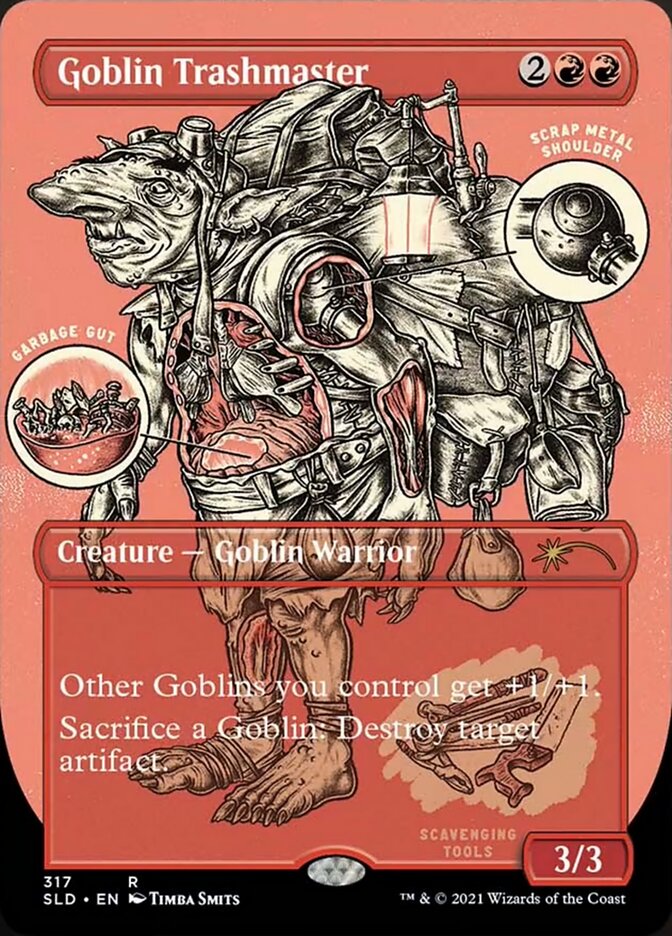 Goblin Trashmaster (Borderless Foil Etched) [Secret Lair Drop Series] | Devastation Store