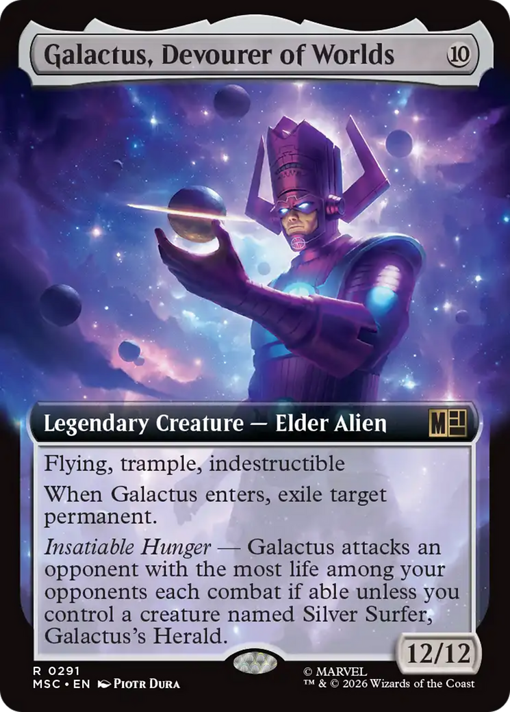 Galactus, Devourer of Worlds (Extended Art) [Marvel Super Heroes Commander] | Devastation Store