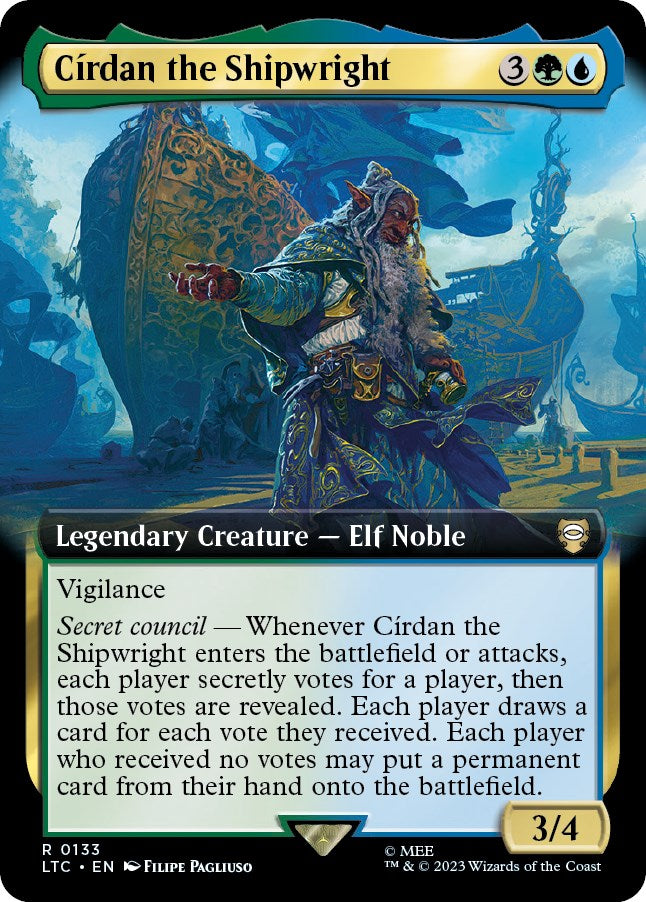 Cirdan the Shipwright (Extended Art) [The Lord of the Rings: Tales of Middle-Earth Commander] | Devastation Store