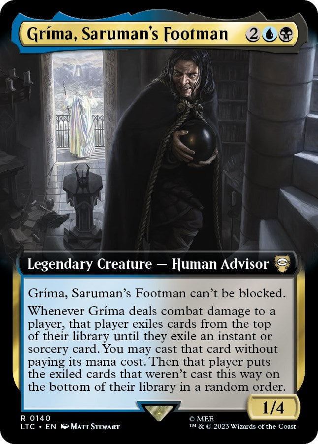 Grima, Saruman's Footman (Extended Art) [The Lord of the Rings: Tales of Middle-Earth Commander] | Devastation Store
