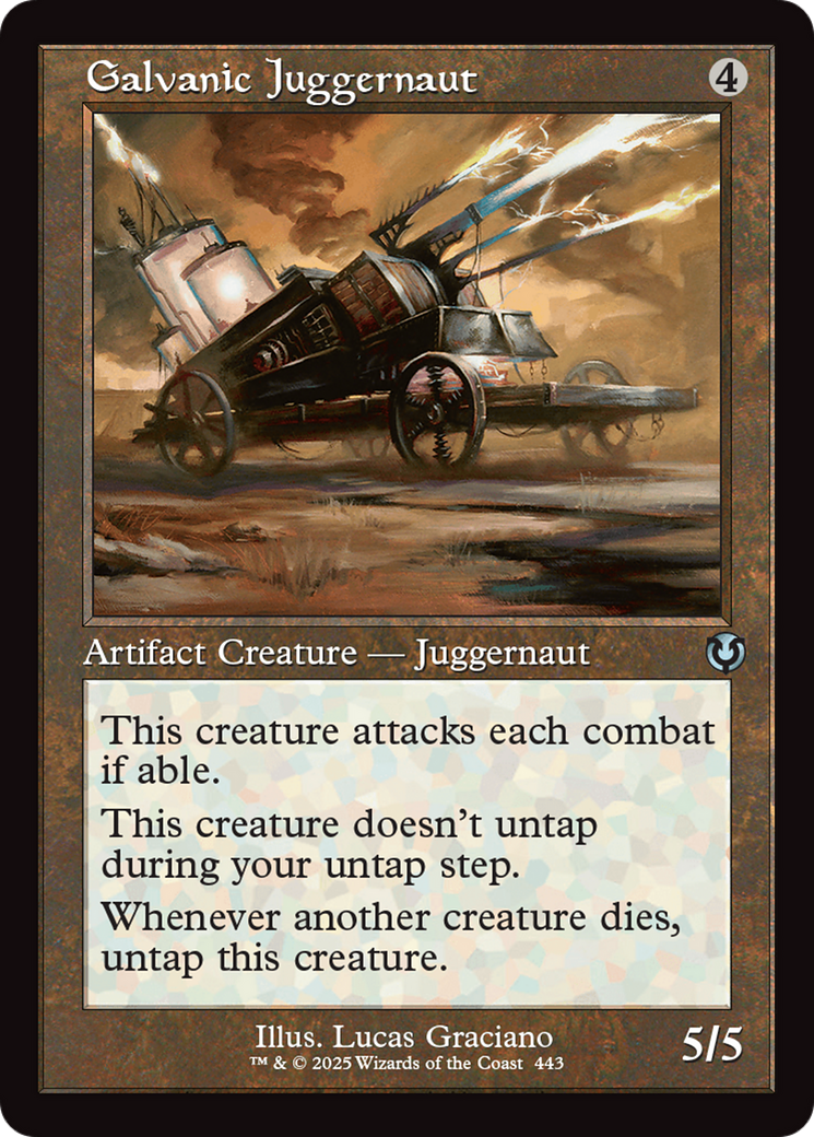 Galvanic Juggernaut (Retro Frame) [Innistrad Remastered] | Devastation Store