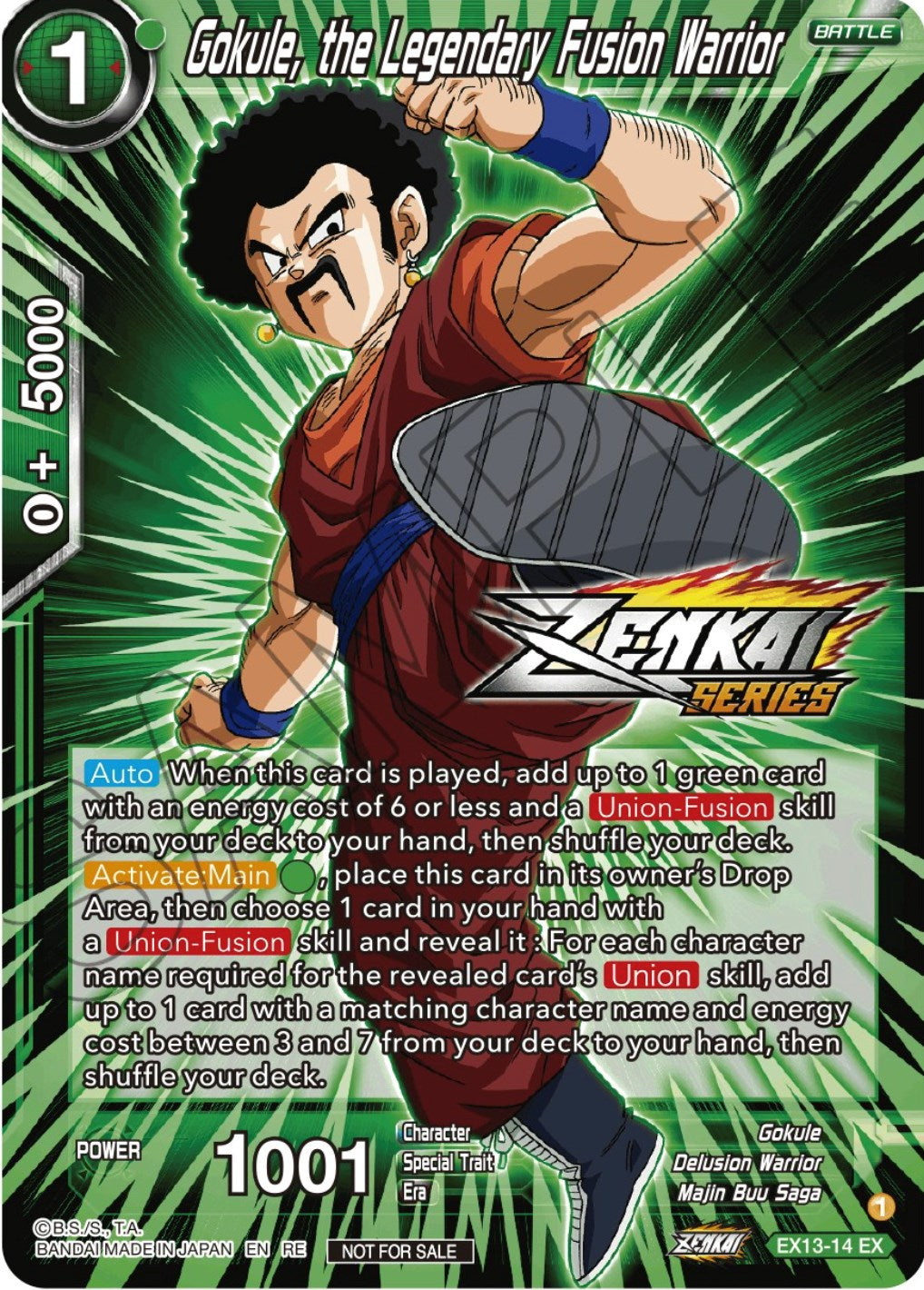 Gokule, the Legendary Fusion Warrior (Event Pack 12) (EX13-14) [Tournament Promotion Cards] | Devastation Store