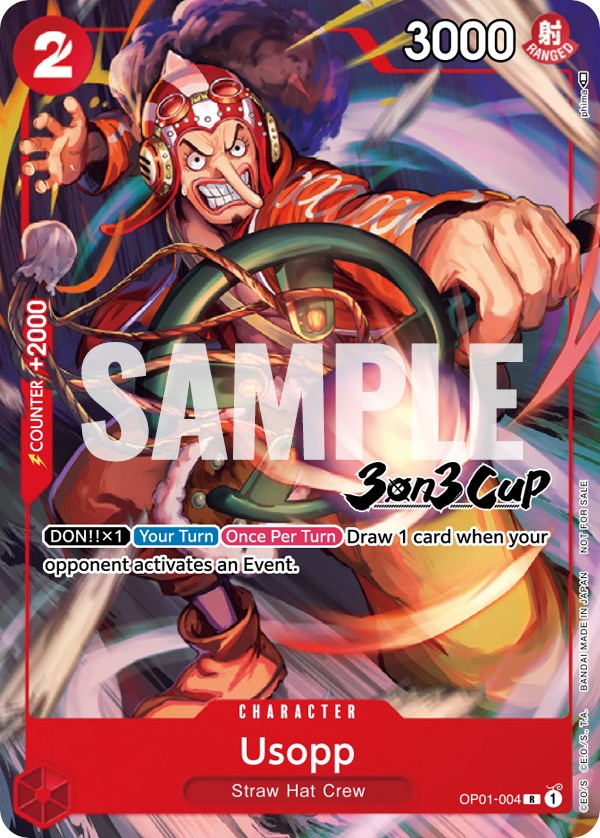 Usopp (3-on-3 Cup) [Participant] [One Piece Promotion Cards] | Devastation Store