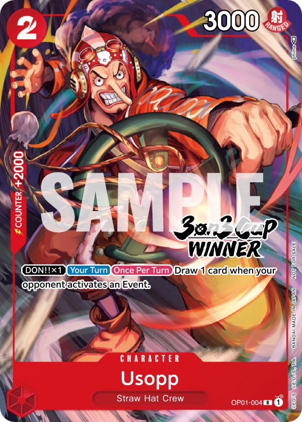 Usopp (3-on-3 Cup) [Winner] [One Piece Promotion Cards] | Devastation Store