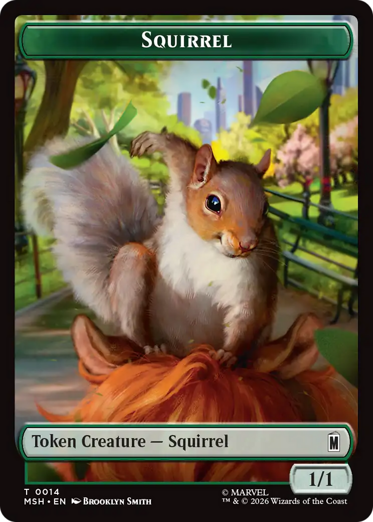 Galactus // Squirrel Double-Sided Token [Marvel Super Heroes Tokens] | Devastation Store