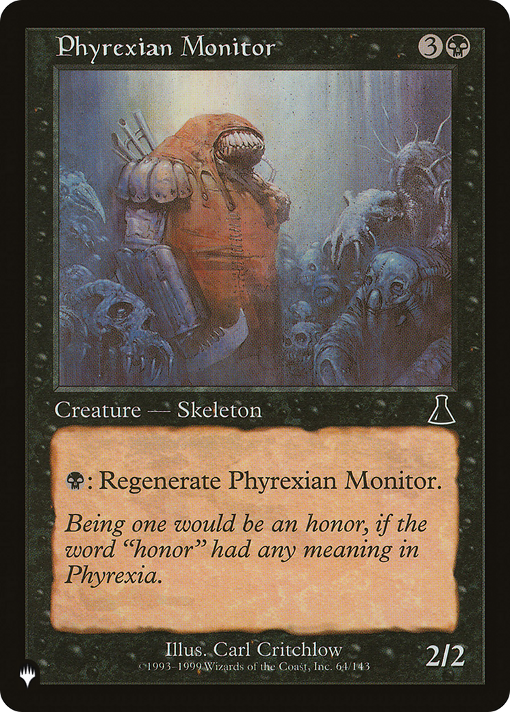 Phyrexian Monitor [The List] | Devastation Store