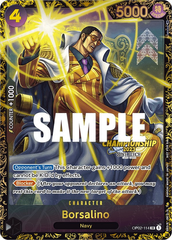 Borsalino (Championship 2023) [One Piece Promotion Cards] | Devastation Store