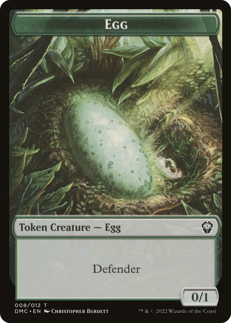 Treasure // Egg Double-Sided Token [Secret Lair Drop Series] | Devastation Store