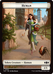 Human // Rat Double-Sided Token [Tarkir: Dragonstorm Commander Tokens] | Devastation Store
