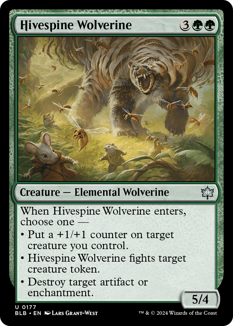 Hivespine Wolverine [Bloomburrow] | Devastation Store