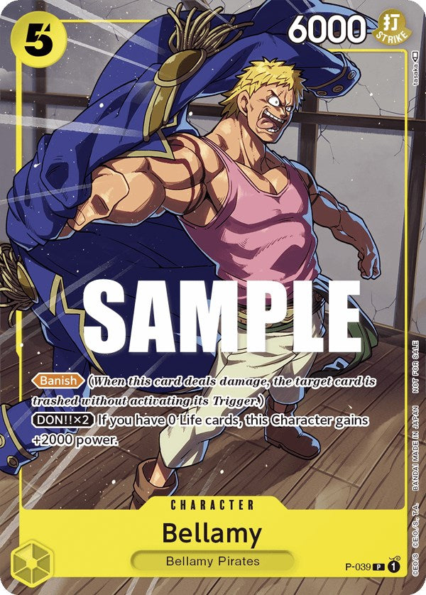 Bellamy (Pirates Party Vol. 4) [One Piece Promotion Cards] | Devastation Store