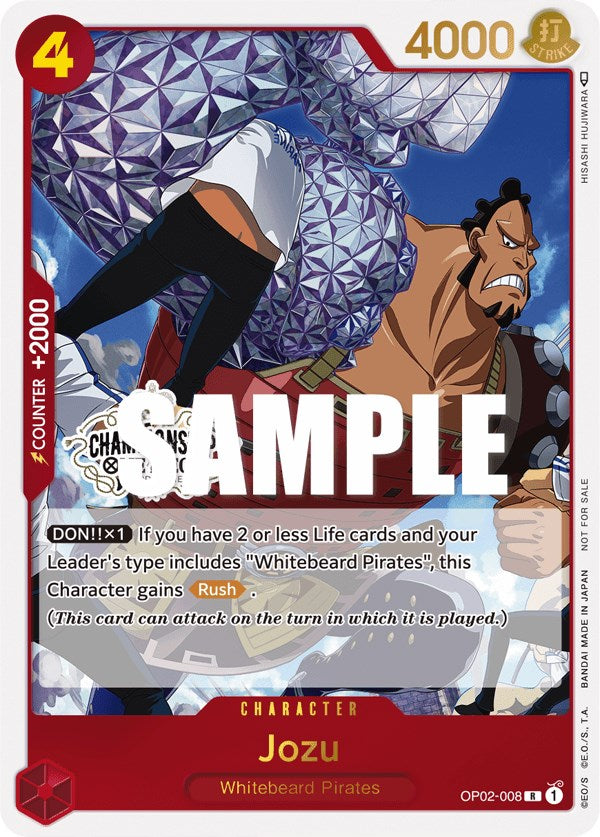 Jozu (Store Championship Participation Pack Vol. 2) [One Piece Promotion Cards] | Devastation Store