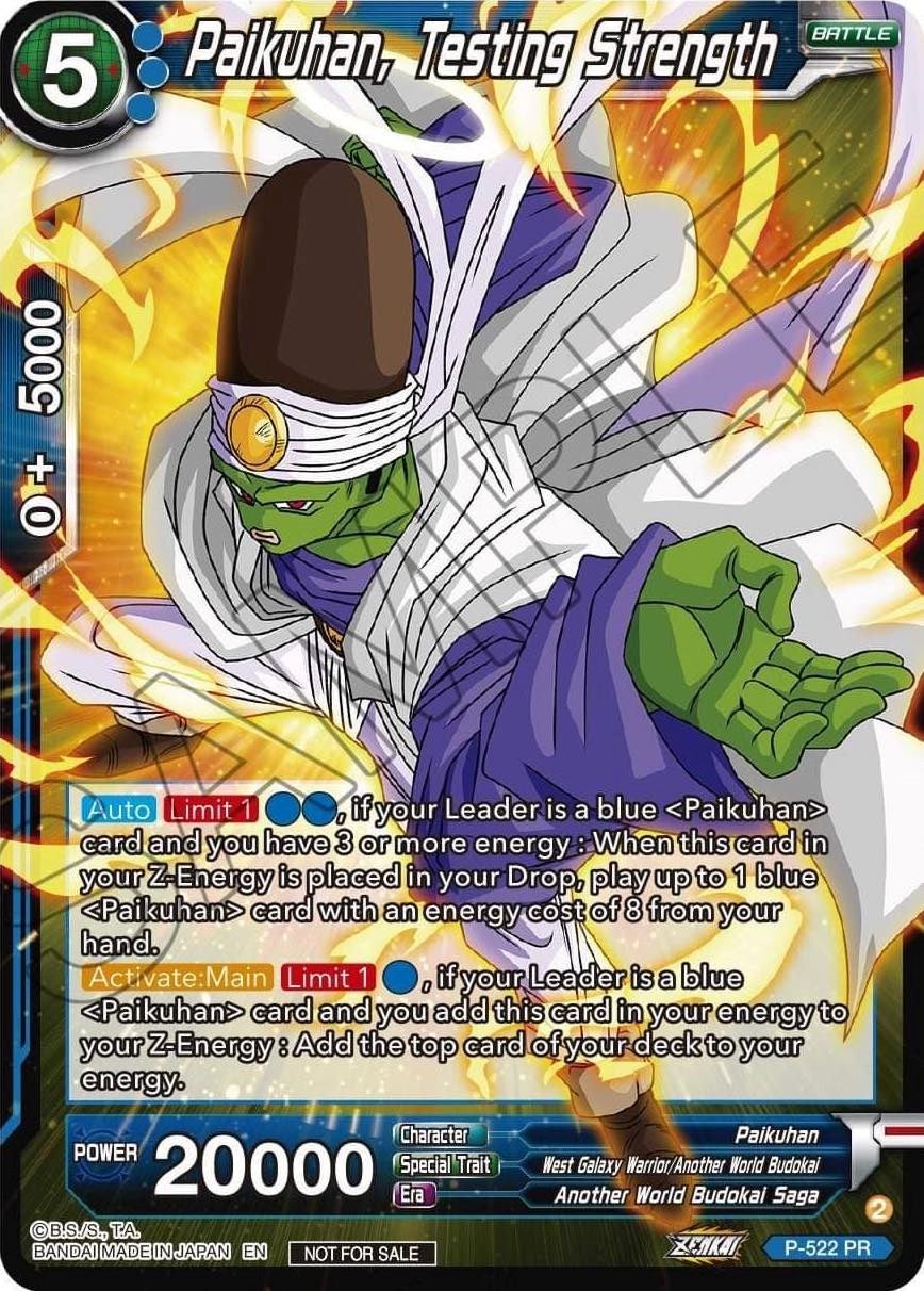 Paikuhan, Testing Strength (Zenkai Series Tournament Pack Vol.5) (P-522) [Tournament Promotion Cards] | Devastation Store