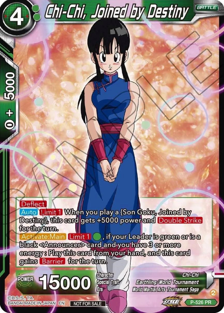Chi-Chi, Joined by Destiny (Zenkai Series Tournament Pack Vol.5) (P-526) [Tournament Promotion Cards] | Devastation Store