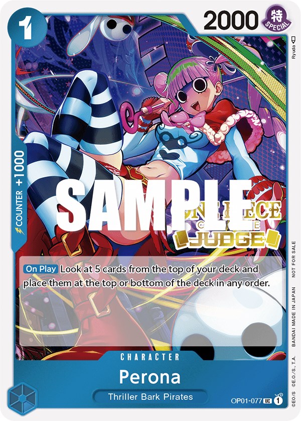 Perona (Judge Pack Vol. 2) [One Piece Promotion Cards] | Devastation Store