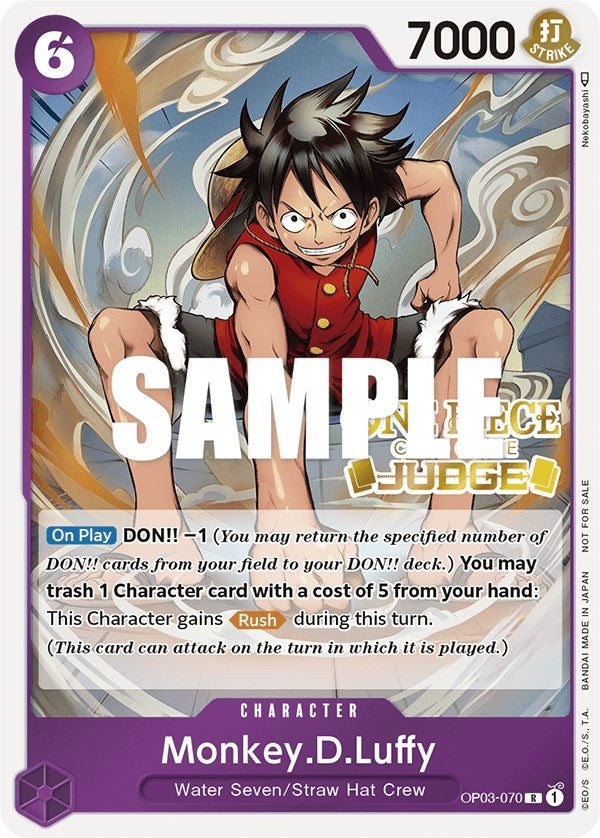 Monkey.D.Luffy (Judge Pack Vol. 2) [One Piece Promotion Cards] | Devastation Store