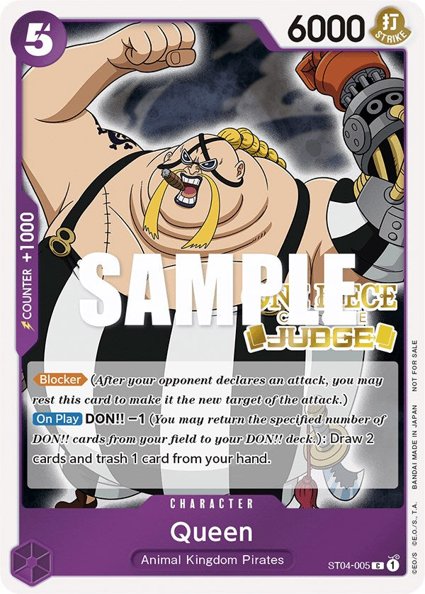 Queen (Judge Pack Vol. 2) [One Piece Promotion Cards] | Devastation Store