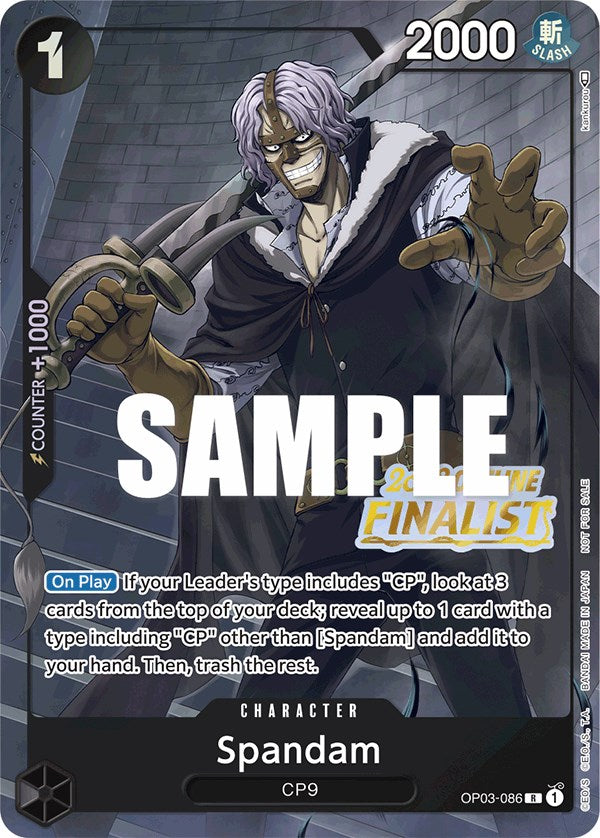 Spandam (Offline Regional 2023) [Finalist] [One Piece Promotion Cards] | Devastation Store