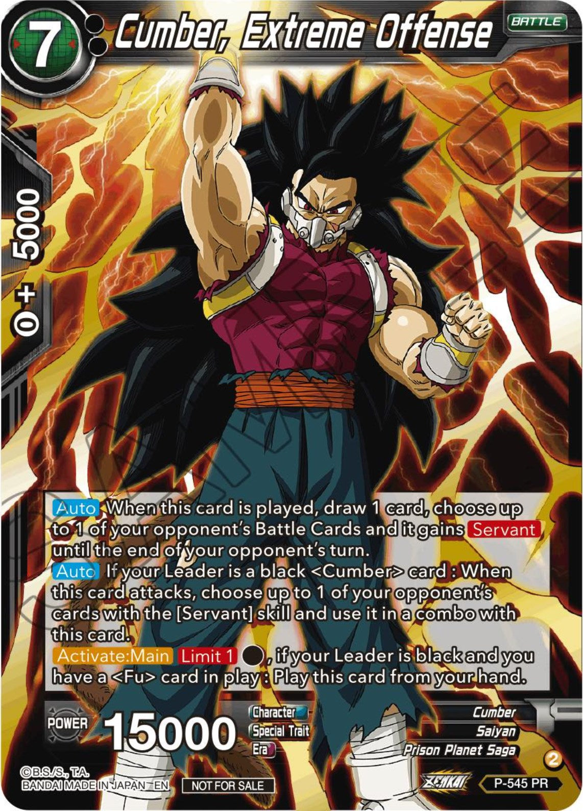 Cumber, Extreme Offense (Championship Selection Pack 2023 Vol.3) (Holo) (P-545) [Tournament Promotion Cards] | Devastation Store