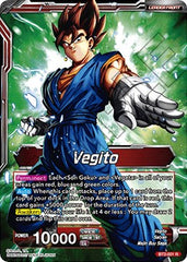Vegito // Fusion Warrior Super Saiyan Vegito (Championship 2023 Golden Card Vol.3) (BT2-001) [Tournament Promotion Cards] | Devastation Store