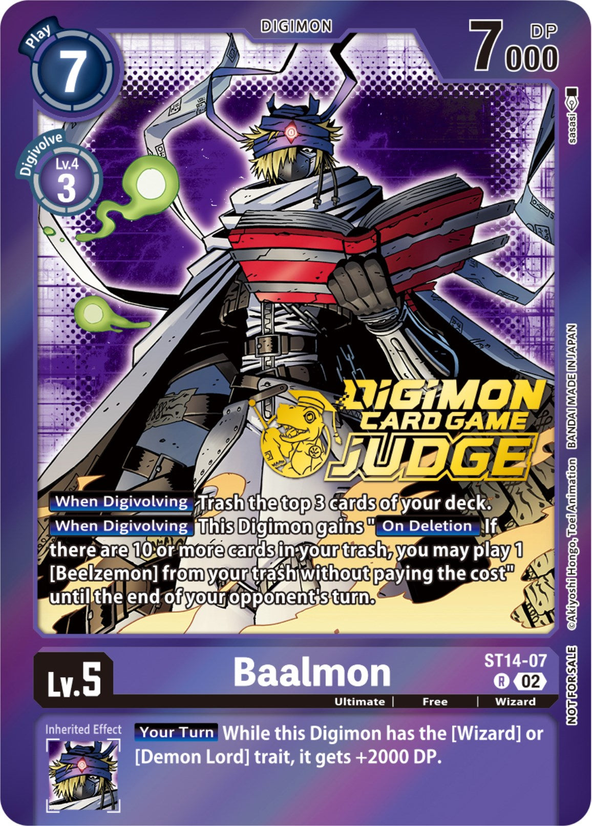 Baalmon [ST14-07] (Judge Pack 4) [Starter Deck: Beelzemon Advanced Deck Set Promos] | Devastation Store