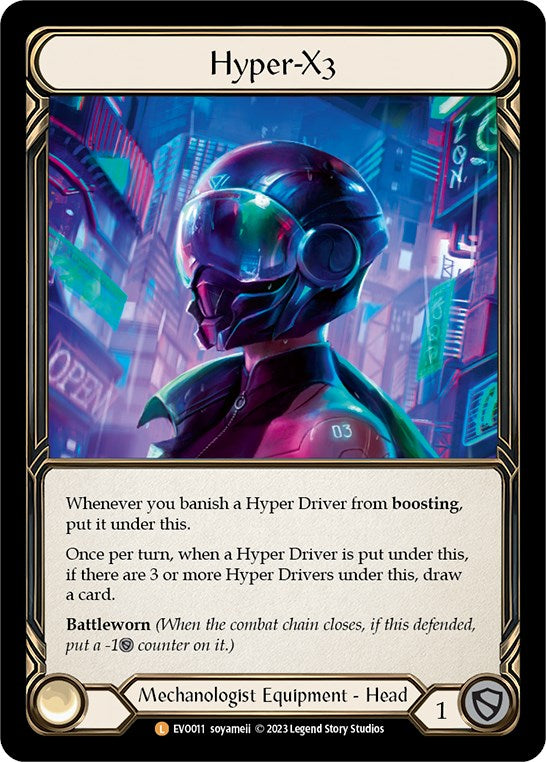 Hyper-X3 [EVO011] (Bright Lights)  Rainbow Foil | Devastation Store