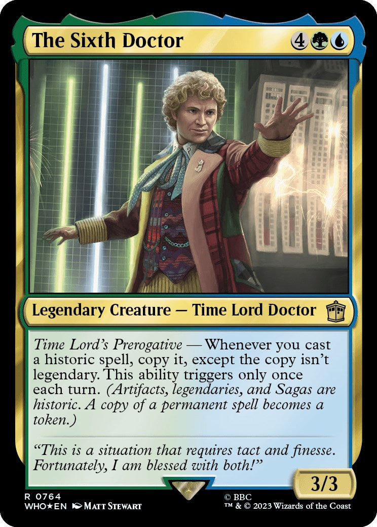 The Sixth Doctor (Surge Foil) [Doctor Who] | Devastation Store