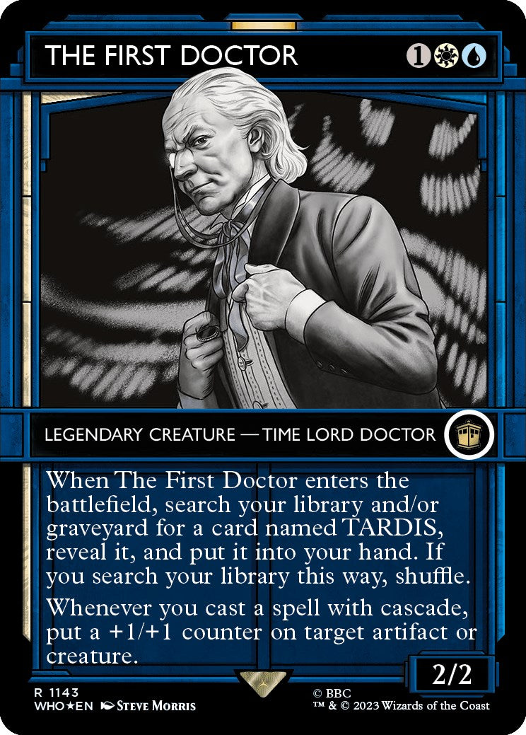 The First Doctor (Showcase) (Surge Foil) [Doctor Who] | Devastation Store